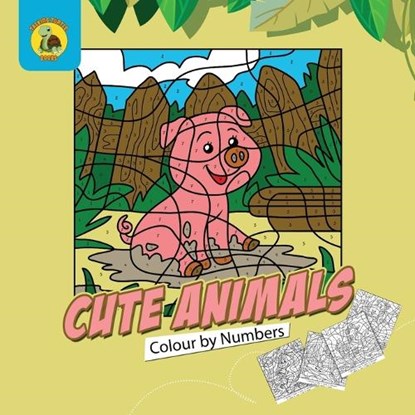Cute Animals Colour by Numbers, Talking Turtle Books - Paperback - 9781773801520