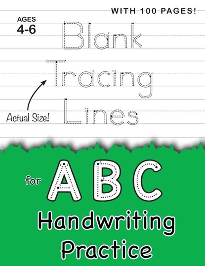Blank Tracing Lines for ABC Handwriting Practice (Large 8.5x11 Size!), Lauren Dick - Paperback - 9781774379813
