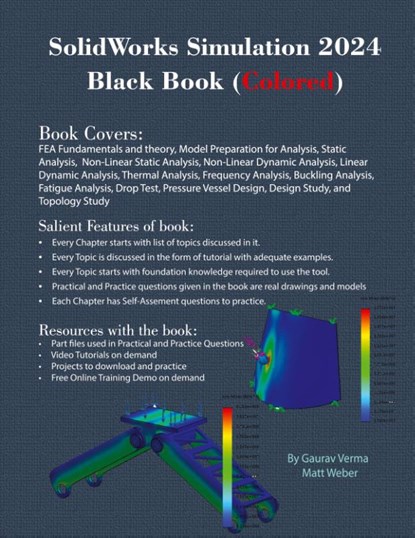 SolidWorks Simulation 2024 Black Book, Gaurav Verma ; Matt Weber - Gebonden - 9781774591291