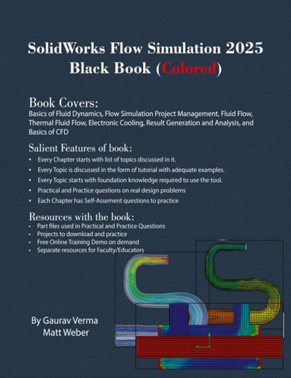 SolidWorks Flow Simulation 2025 Black Book, Gaurav Verma ; Matt Weber - Gebonden - 9781774591574