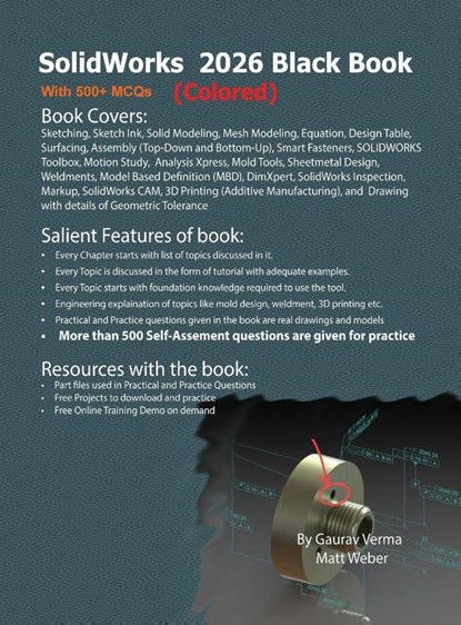 SolidWorks 2026 Black Book, Gaurav Verma ; Matt Weber - Gebonden - 9781774591994