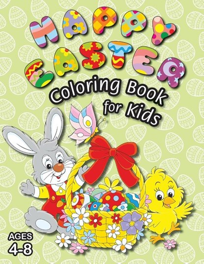 Happy Easter Coloring Book for Kids, Engage Books - Paperback - 9781774761410