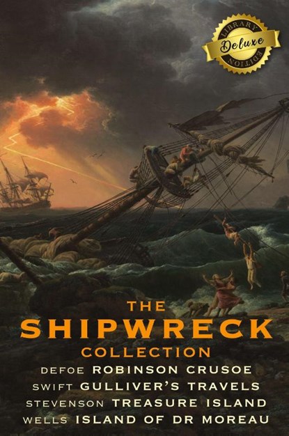 The Shipwreck Collection (4 Books), Daniel Defoe ; Jonathan Swift ; Robert Louis Stevenson - Gebonden - 9781774762301