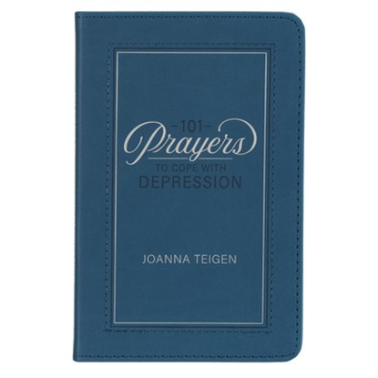 101 Prayers to Cope with Depression Faux Leather, Christian Art Gifts - Gebonden - 9781776371587