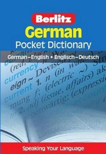 Berlitz Pocket Dictionary German (Bilingual dictionary), Berlitz - Paperback - 9781780045016