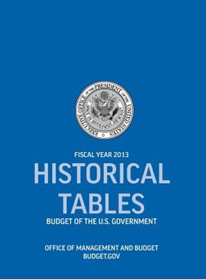Historical Tables, Office of Management and Budget ; Executive Office of the President - Gebonden - 9781780397184