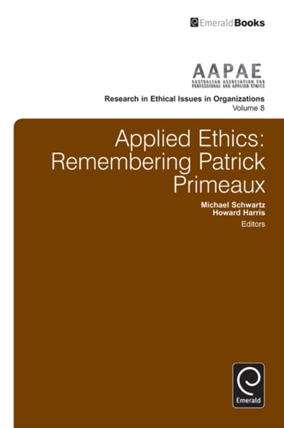Applied Ethics, Michael Schwartz ; Dr Howard Harris - Gebonden - 9781780529882