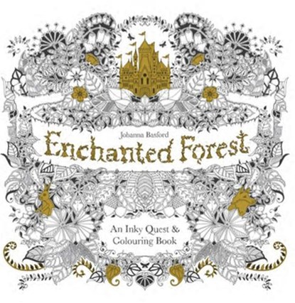 Enchanted Forest: An Inky Quest and Colouring Book, BASFORD,  Johanna - Paperback - 9781780674872
