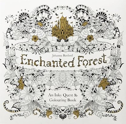 Enchanted Forest: An Inky Quest and Colouring Book, BASFORD,  Johanna - Paperback - 9781780674872