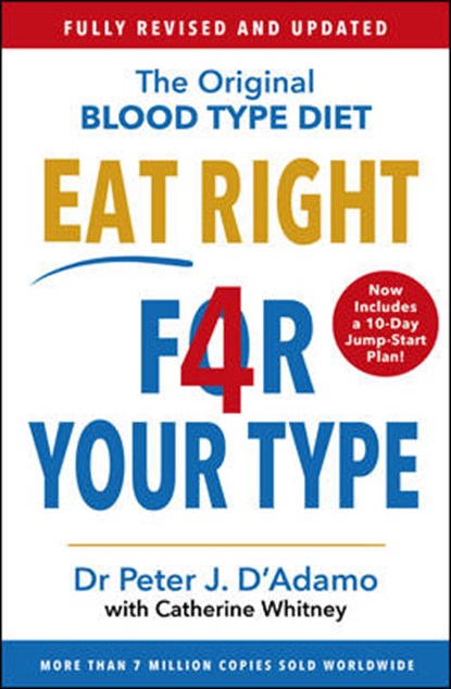 Eat Right 4 Your Type, D'ADAMO,  Peter - Paperback - 9781780896731