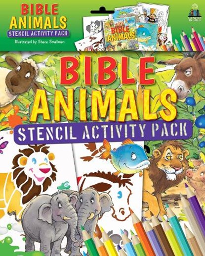 Bible Animals Stencil Activity Pack, Tim Dowley - Gebonden - 9781781283158