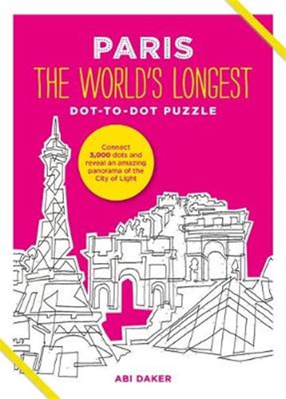 Paris the world's longest dot-to-dot puzzle, abi daker - Gebonden - 9781781573662