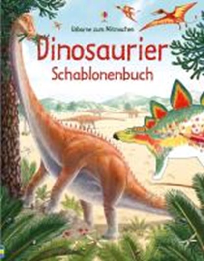 Dinosaurier Schablonenbuch, PEARCEY,  Alice ; Kushii, Tetsuo - Gebonden - 9781782320333