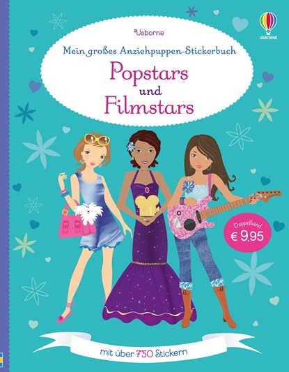 Mein großes Anziehpuppen-Stickerbuch: Popstars und Filmstars, Fiona Watt ;  Lucy Bowman - Paperback - 9781782324898