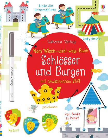 Mein Wisch-und-weg-Buch: Schlösser und Burgen, Kirsteen Robson - Paperback - 9781782325000