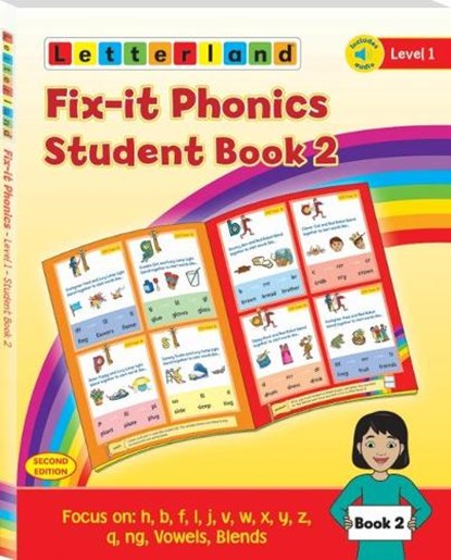Fix-it Phonics - Level 1 - Student Book 2 (2nd Edition), Lisa Holt - Paperback - 9781782483762