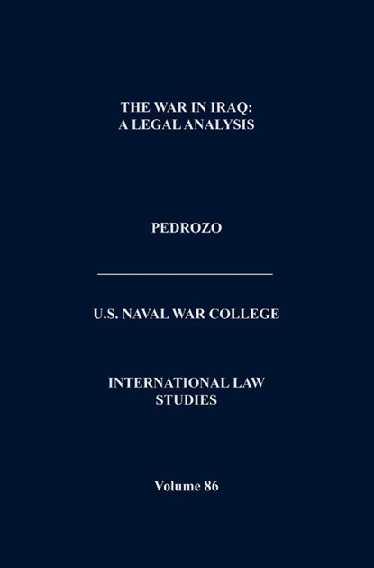 The War In Iraq, Naval War College - Gebonden - 9781782662389