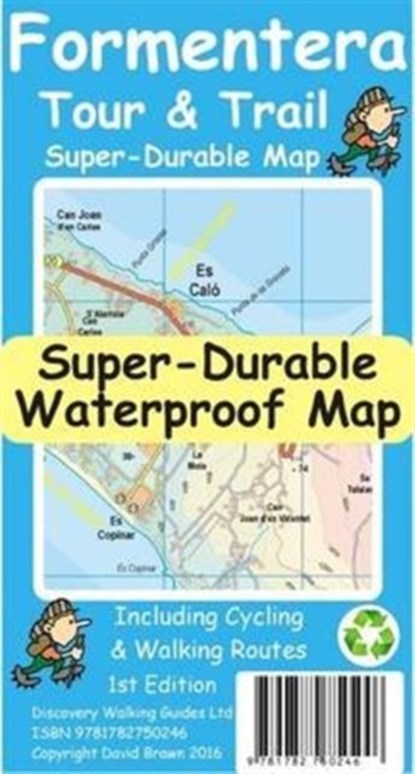 Formentera Tour and Trail Super Durable Map, David Brawn - Gebonden - 9781782750246