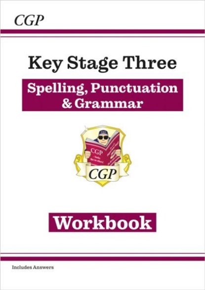KS3 Spelling, Punctuation & Grammar Workbook (with answers), CGP Books - Paperback - 9781782941170
