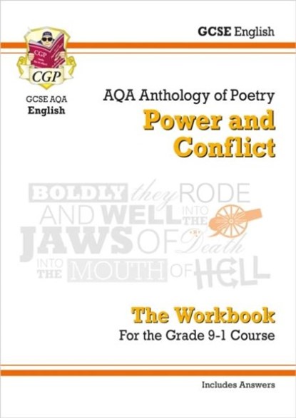 GCSE English Literature AQA Poetry Workbook: Power & Conflict Anthology (includes Answers), CGP Books - Paperback - 9781782948193