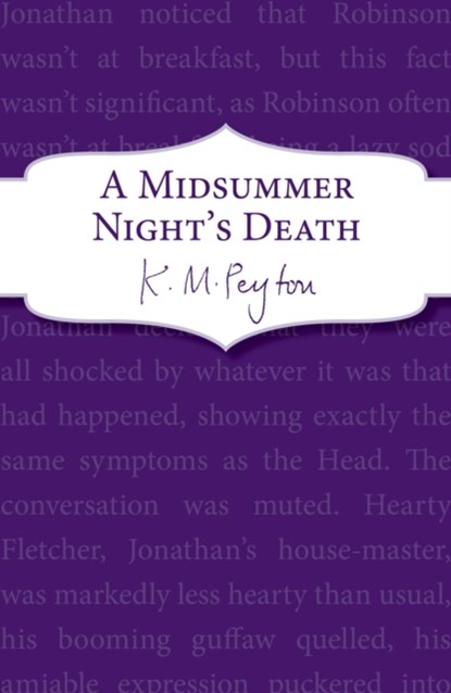 A Midsummer Night's Death, K M Peyton - Paperback - 9781782951179