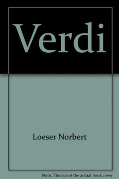 VERDI, SUCHET  JOHN - Gebonden - 9781783963904