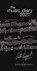 BOOSEY & HAWKES MUSIC DIARY 2021 BLACK, niet bekend - Paperback - 9781784545932