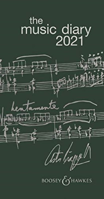 BOOSEY & HAWKES MUSIC DIARY 2021 GREEN, niet bekend - Paperback - 9781784545949