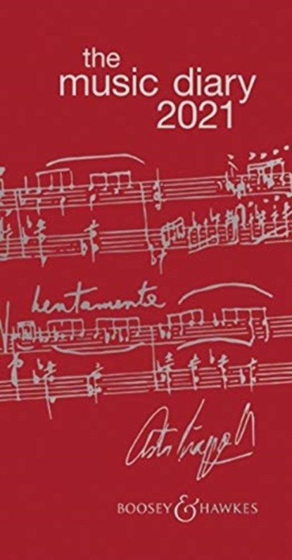 BOOSEY & HAWKES MUSIC DIARY 2021 RED, niet bekend - Paperback - 9781784545956