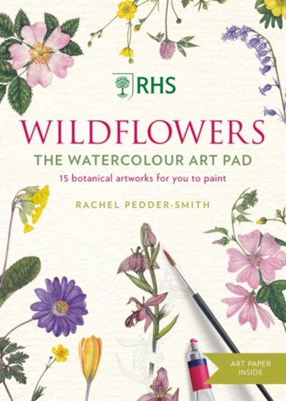 RHS Wildflowers Watercolour Art Pad, Rachel Pedder-Smith - Paperback - 9781784728878