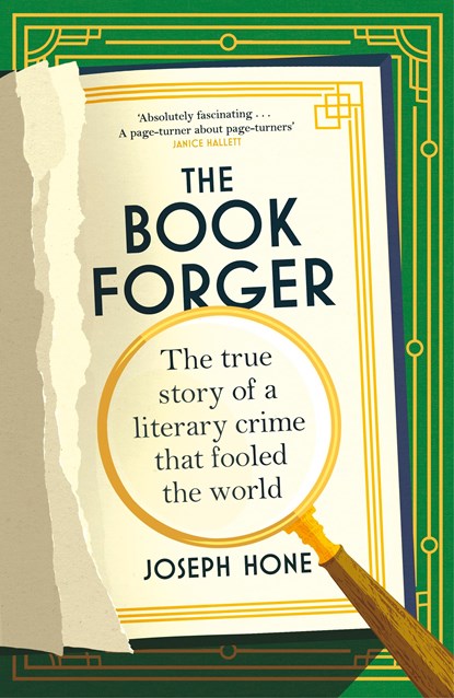 The Book Forger, Joseph Hone - Gebonden - 9781784744670
