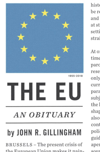 The EU, John Gillingham III - Paperback - 9781784784249