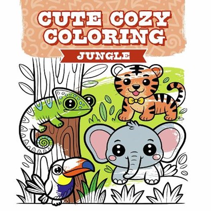 Cute Cozy Coloring: Jungle, niet bekend - Paperback - 9781784947354