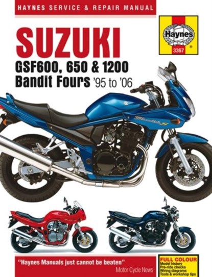 Suzuki GSF600, 650 & 1200 Bandit Fours (95 - 06) Haynes Repair Manual, Haynes Publishing - Paperback - 9781785210518