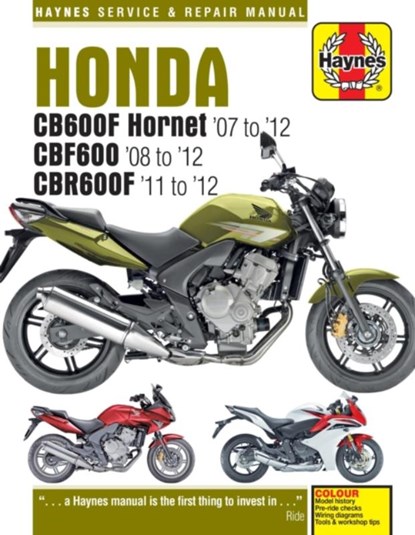 Honda CB600 Hornet, CBF600 & CBR600F (07 - 12), Matthew Coombs - Paperback - 9781785213823