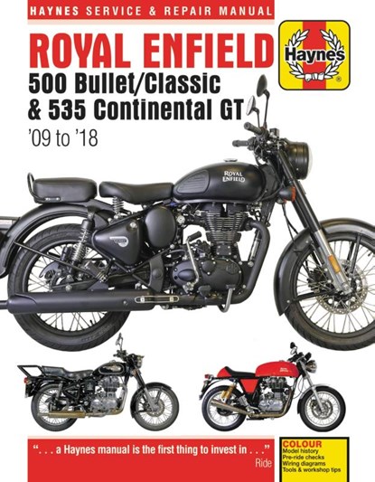 Royal Enfield Bullet and Continental GT Service & Repair Manual (2009 to 2018), Matthew Coombs - Paperback - 9781785214271