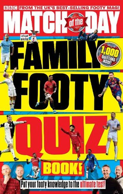 Match of the Day Family Footy Quiz Book, BBC - Paperback - 9781785946349