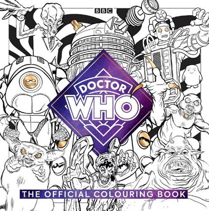 The Official Doctor Who Colouring Book, Mike Collins - Paperback - 9781785949678