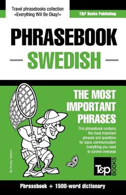 English-Swedish phrasebook and 1500-word dictionary, Andrey Taranov - Paperback - 9781786167477