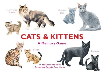 Cats & Kittens: A Memory Game, Marcel George - Gebonden - 9781786271549