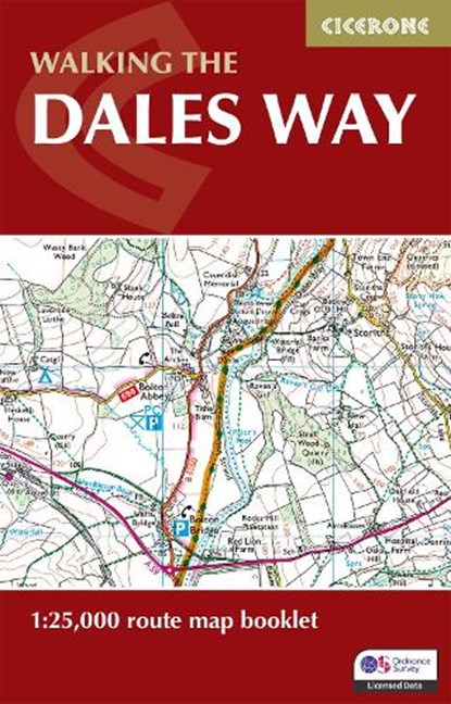 The Dales Way Map Booklet, Terry Marsh - Paperback - 9781786310941