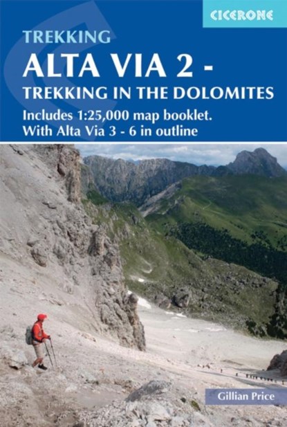 Alta Via 2 - Trekking in the Dolomites, Gillian Price - Paperback - 9781786310972