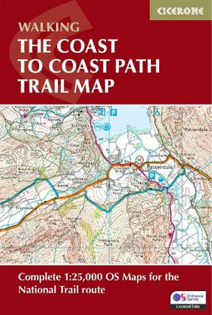 The Coast to Coast Path Trail Map, Terry Marsh - Paperback - 9781786312075