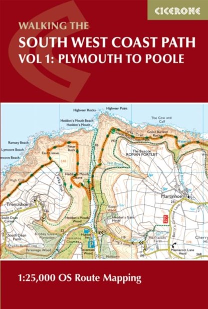 South West Coast Path Map Booklet - Vol 1: Minehead to St Ives, Paddy Dillon - Paperback - 9781786312181