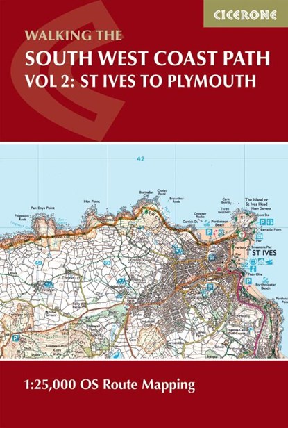 South West Coast Path Map Booklet - Vol 2: St Ives to Plymouth, Paddy Dillon - Paperback - 9781786312785