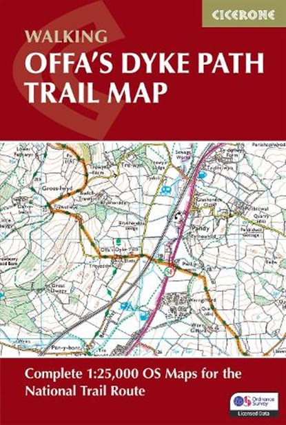 Offa's Dyke Path Trail Map, niet bekend - Paperback - 9781786312808