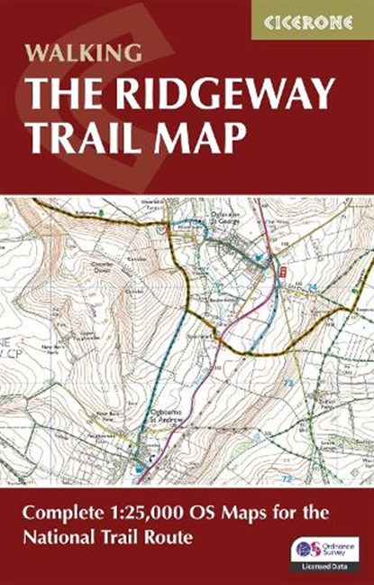 The Ridgeway Trail Map, Steve Davison - Paperback - 9781786312921
