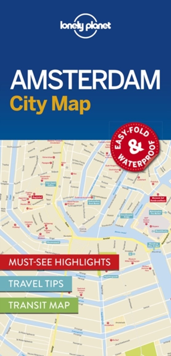 Lonely planet: city map amsterdam (1st ed)