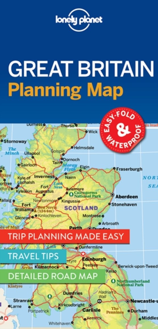 Lonely planet: planning map great britain (1st ed)