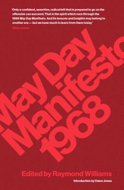 May Day Manifesto 1968, Raymond Williams - Paperback - 9781786636270